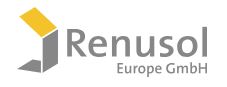 Logo von der Firma Renusol Europe GmbH, Partner von Bergisch Solar